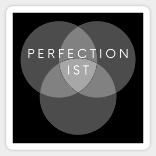 Perfectionist Perfection Lover OCD Perfectionism Symmetrical Circles Gift Sticker